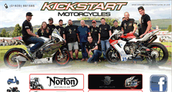 Desktop Screenshot of kickstartmotorcycles.uk.com